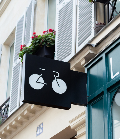 Boutique-atelier de vélos La Roue Liber.