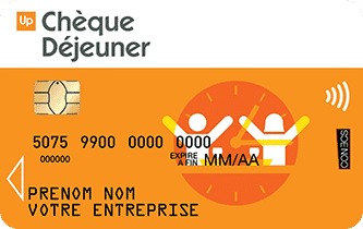 carte conecs up déjeuner terminal paiement