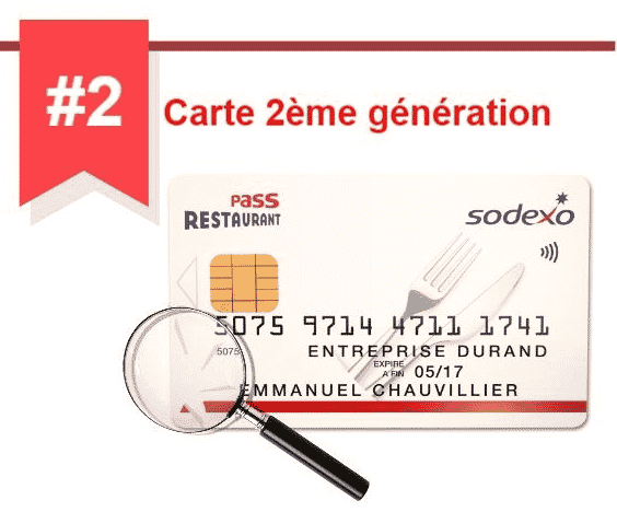 Carte CONECS sodexo terminal paiement
