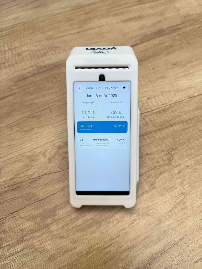 Récapitulatif télécollecte TPE