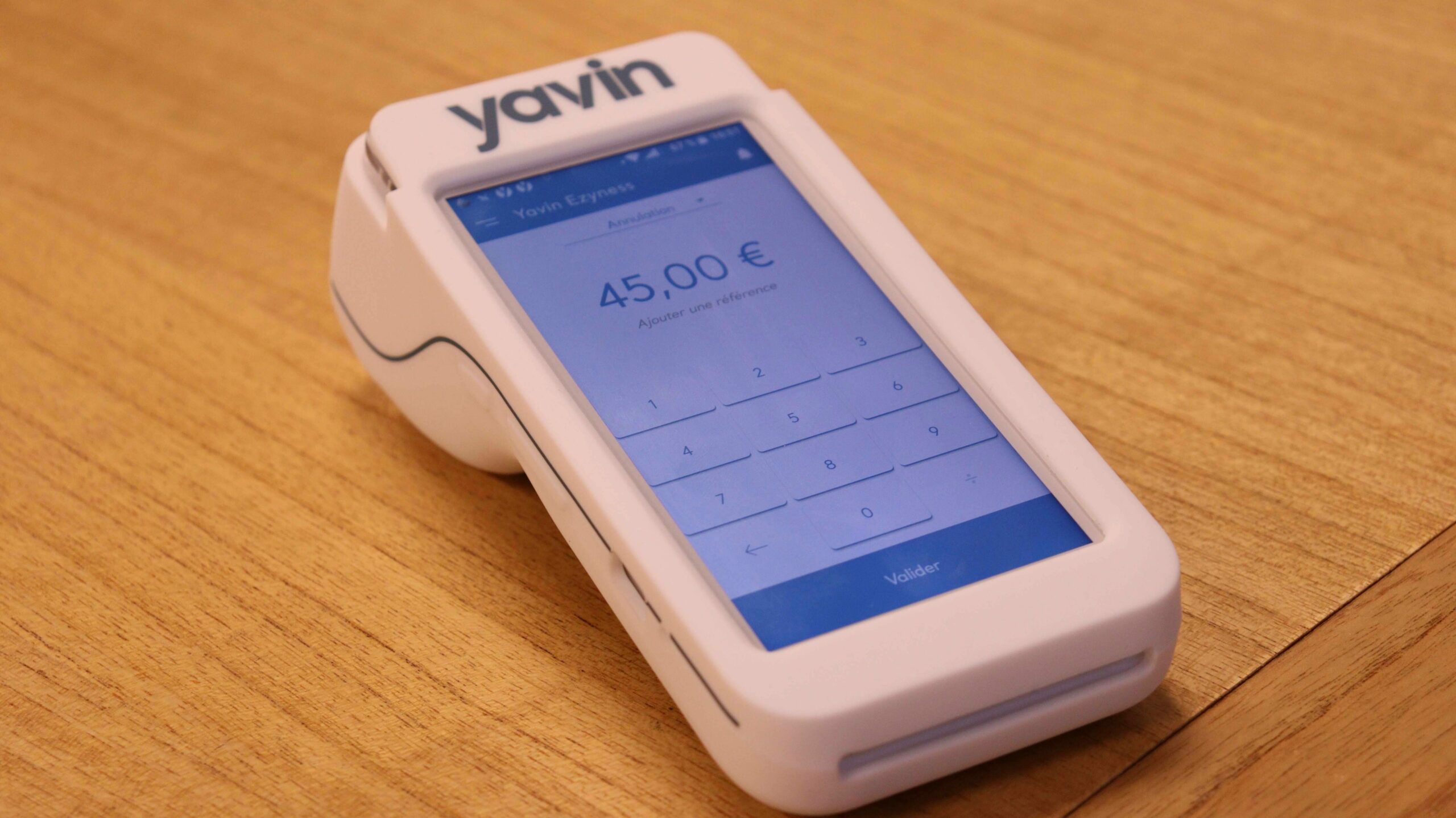Annulation paiement avec TPE Yavin
