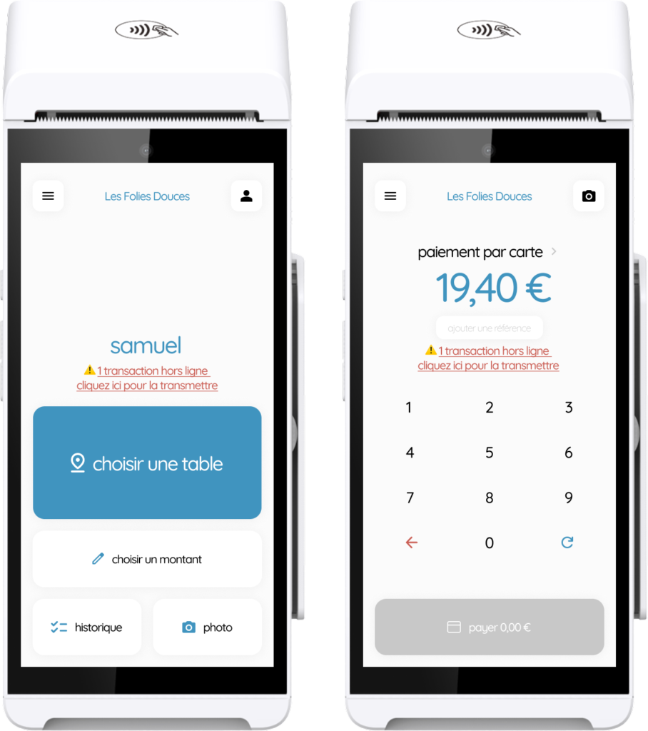 Interface mode hors ligne